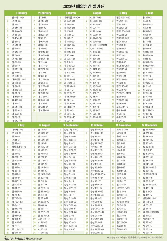 매일 성경 읽기 : 호세아 11:1-11